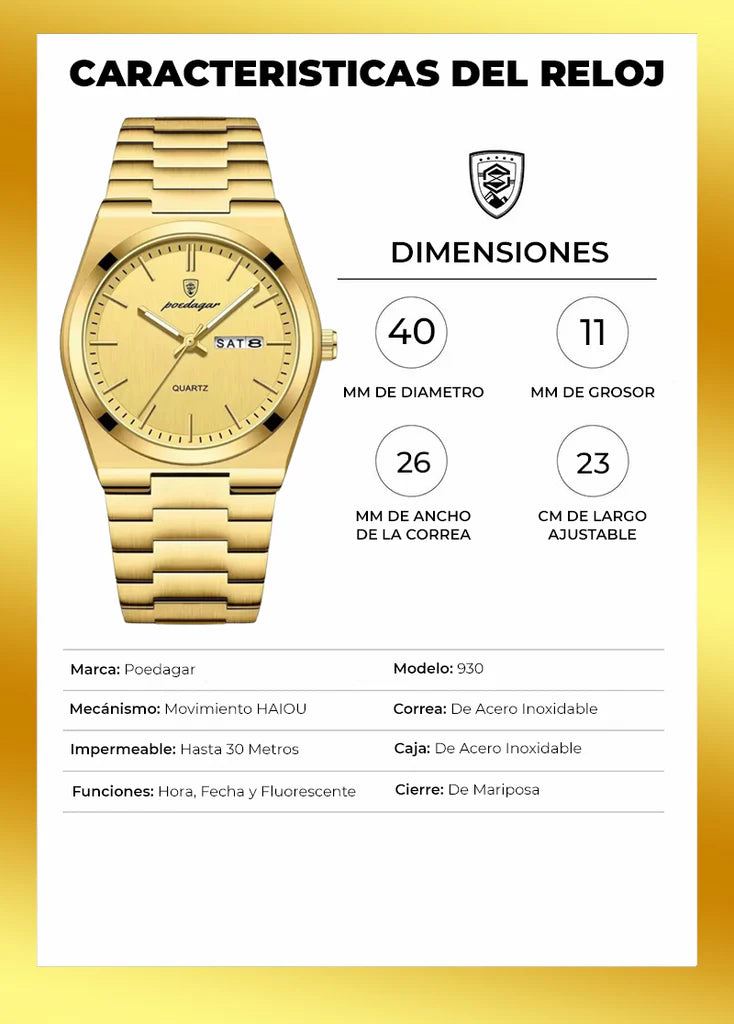 Reloj De Lujo Para Hombre